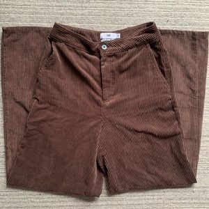 Twik High Waisted Wide Leg Corduroy Pant